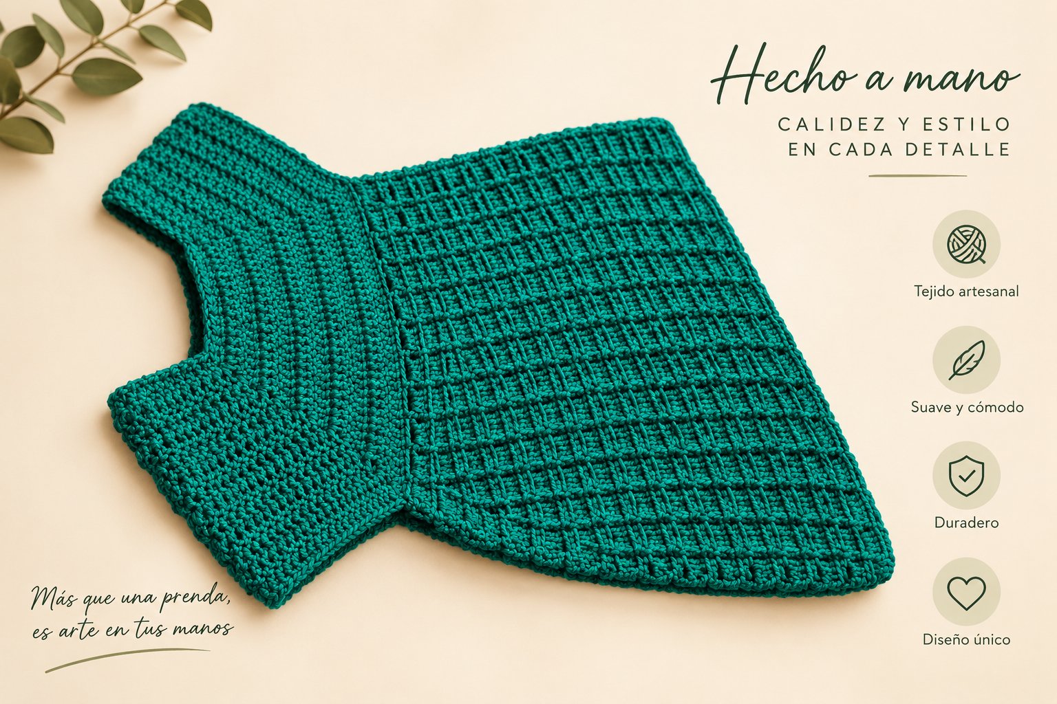Vestido Lana Verde